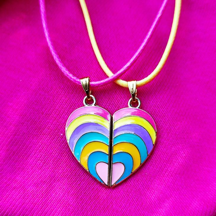 Collier d’amitié : mes colliers à partager en acier inoxydable