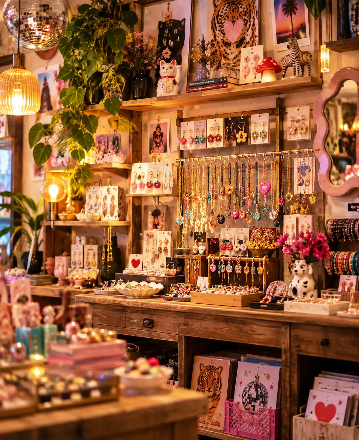 Jewelry display for Les Petits Maroo in store