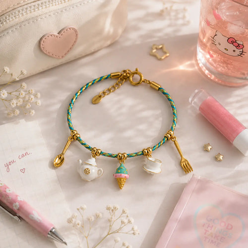 Bracelet charms cordon personnalisé (test)