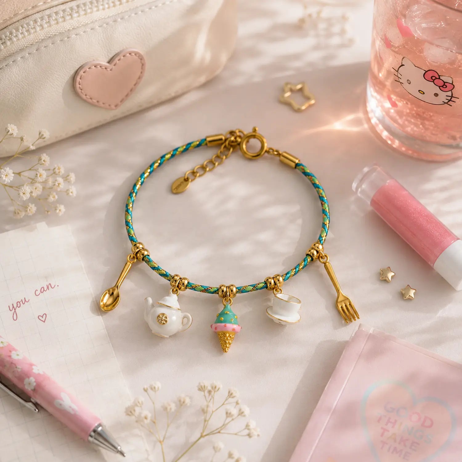 charm glace kawaii pour bracelet personnalisé