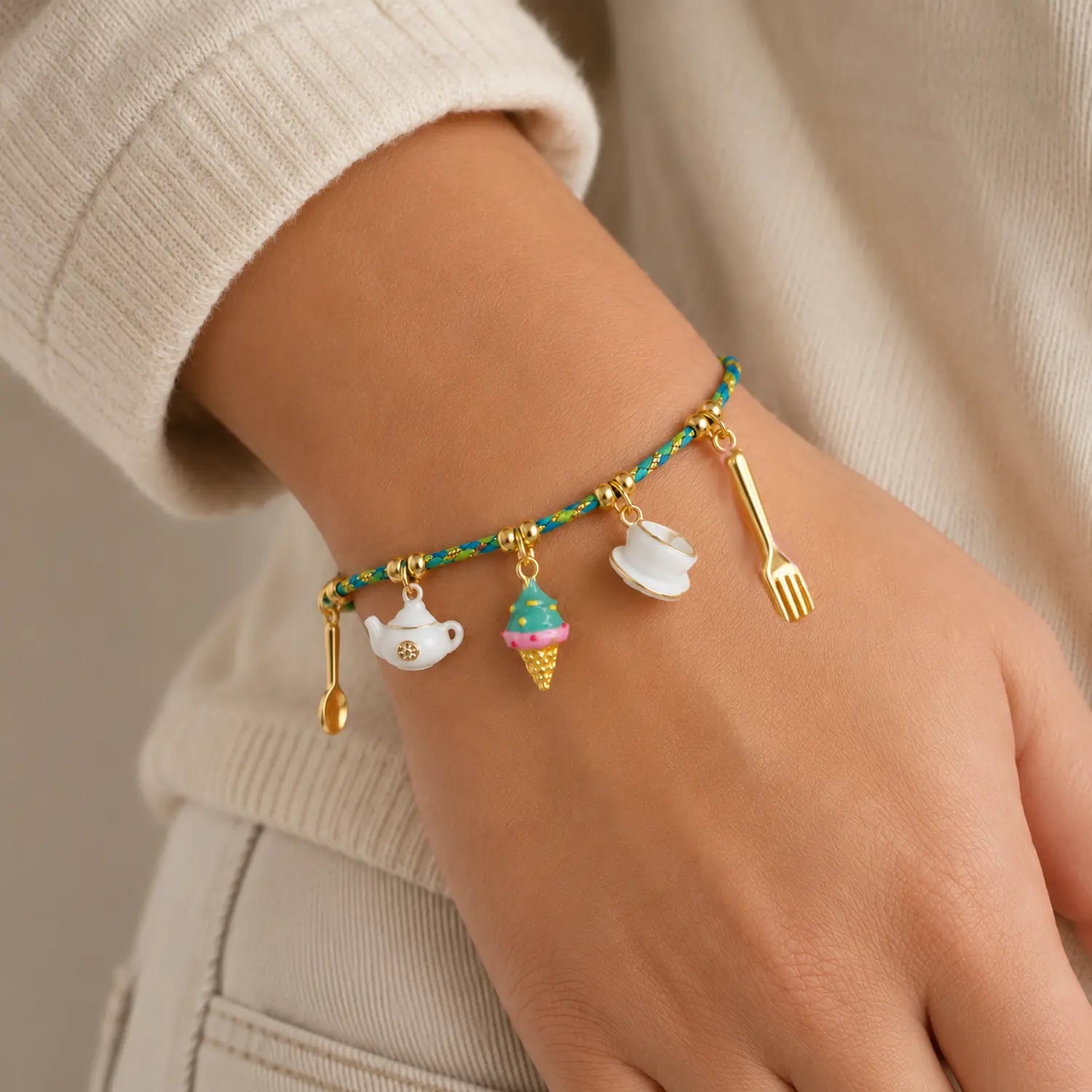 🍧 Yumi la mini glace pop | charm glace kawaii dorée