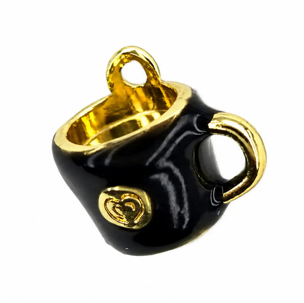 Autre face du charm mug noir espresso Nero