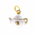 Charm tasse dorée Moka pour bracelet charms personnalisé et collier kawaii