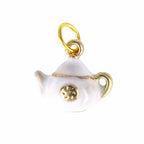 Charm tasse dorée Moka pour bracelet charms personnalisé et collier kawaii