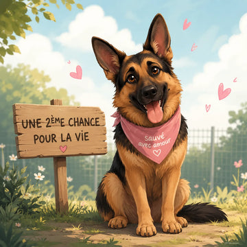 Chien sauvé soutenu par Les Petits Maroo