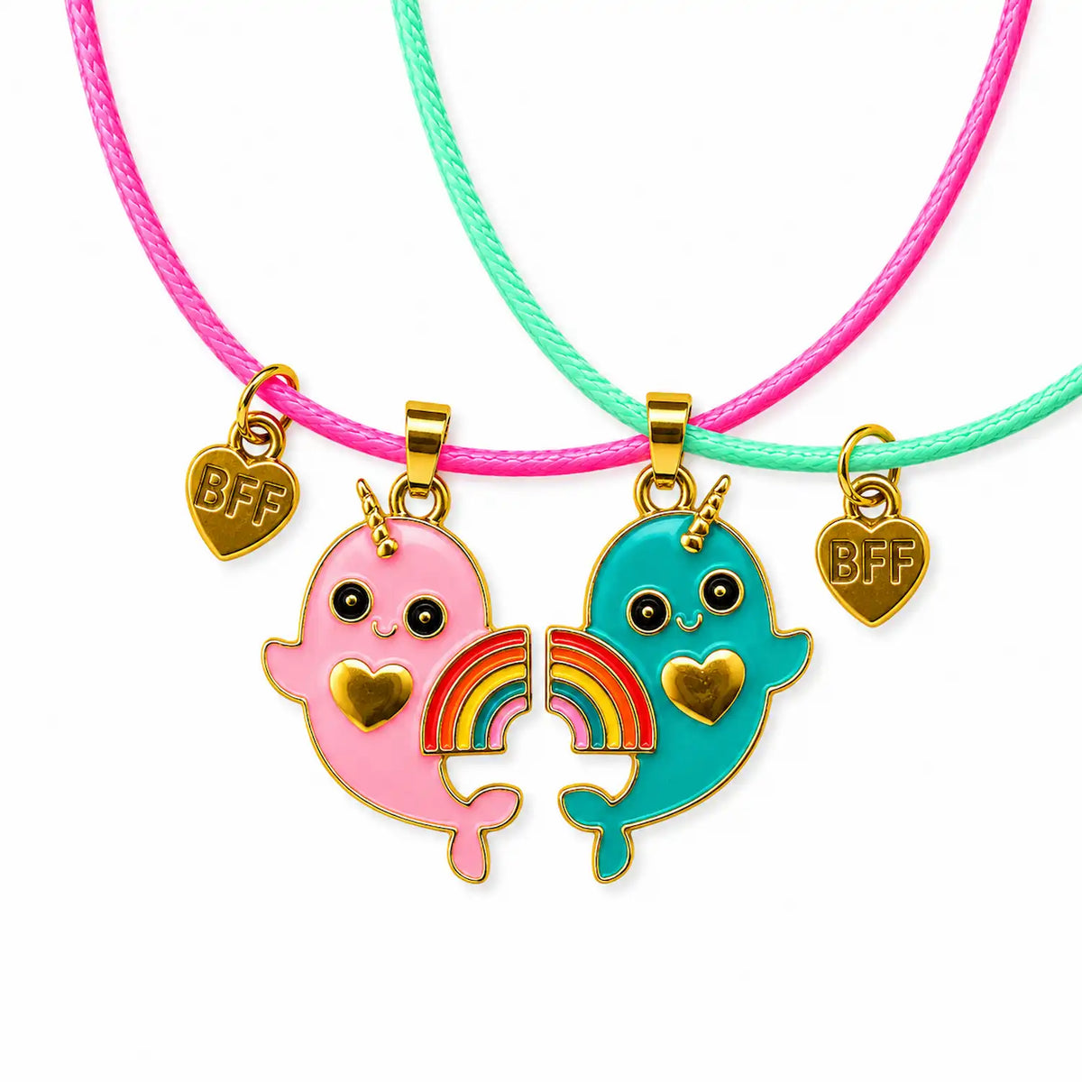 Narwhal Unicorn BFF 🌈🦄 | friendship necklace for 2