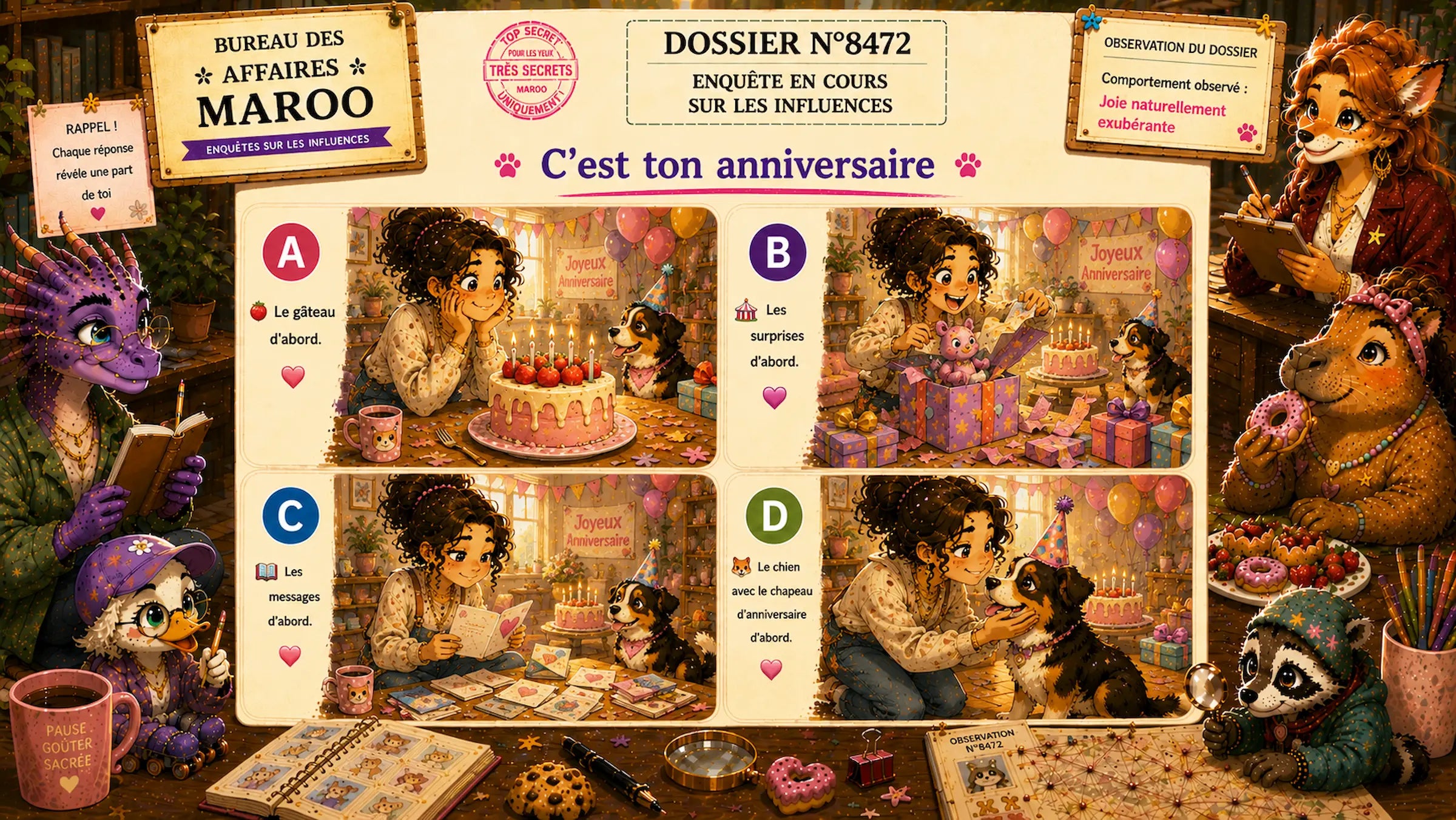 Question du quiz Les Petits Maroo