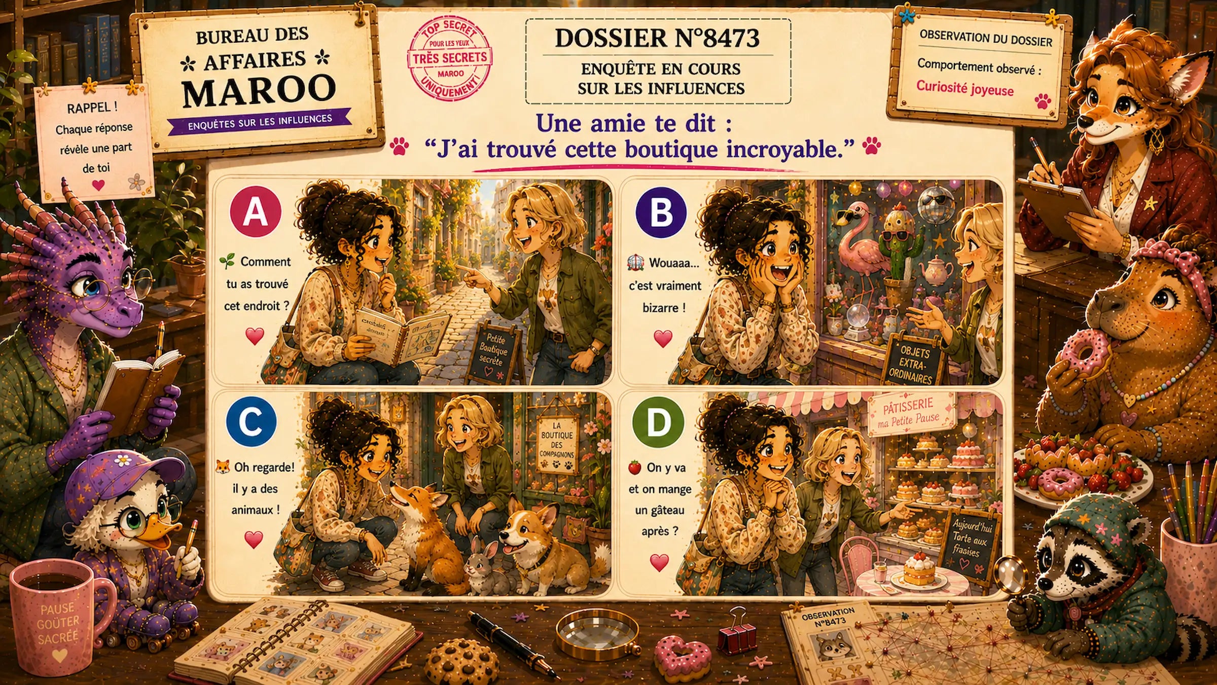 Question du quiz Les Petits Maroo