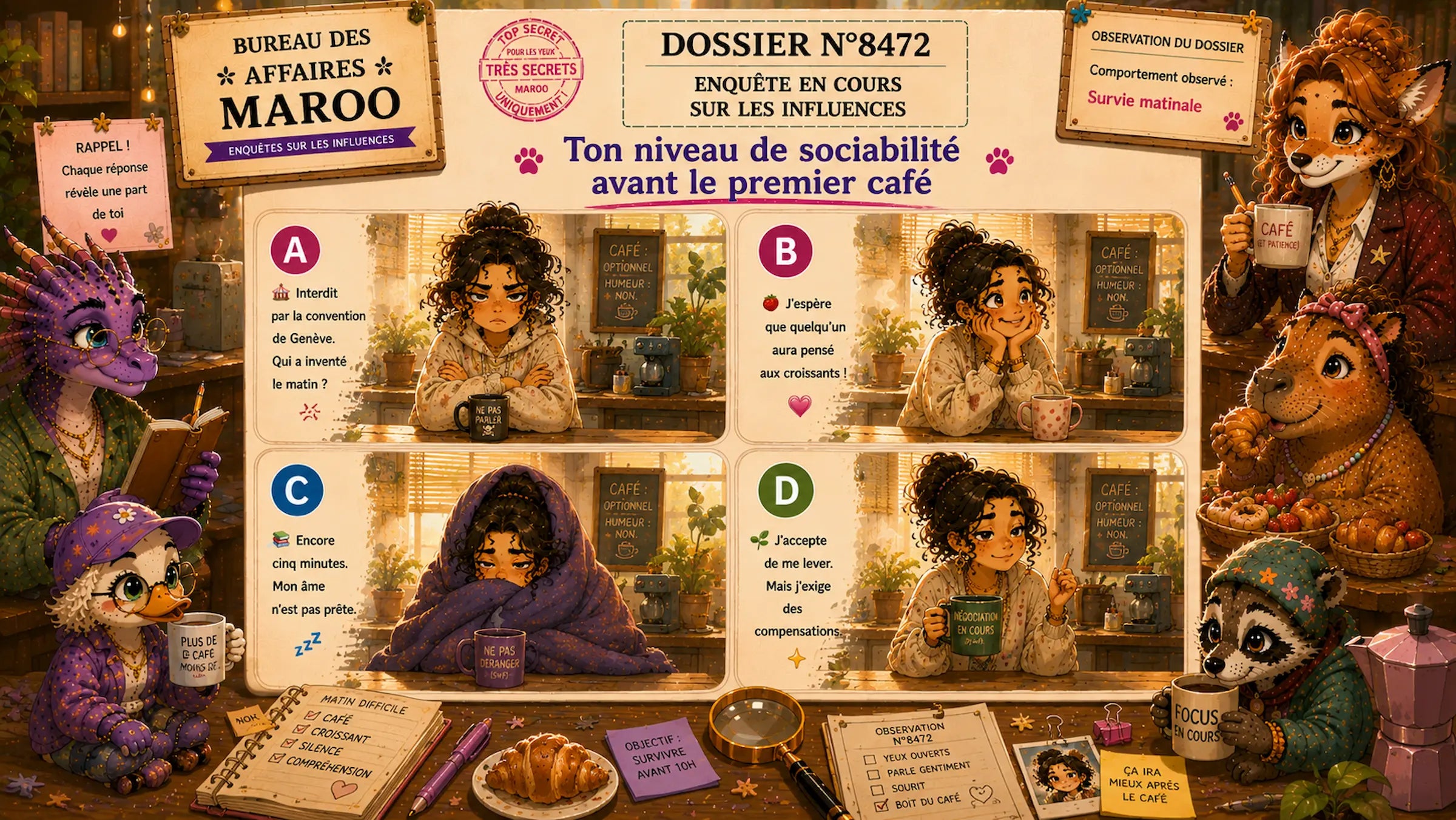 Question du quiz Les Petits Maroo