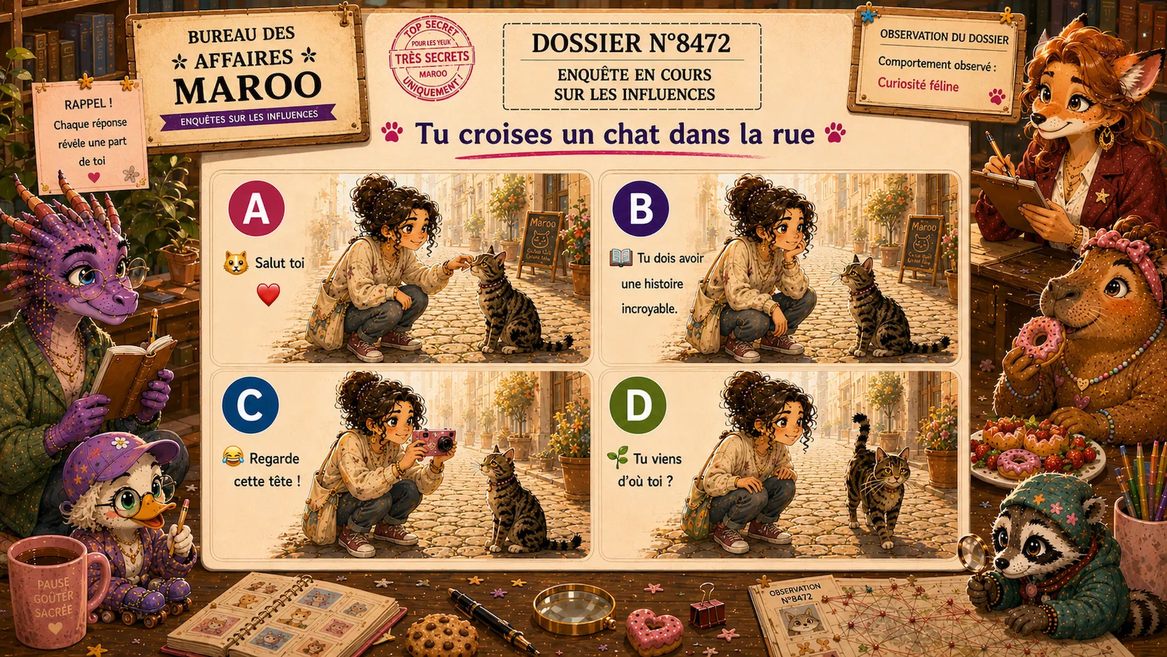 Question du quiz Les Petits Maroo
