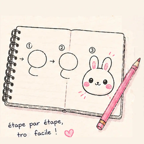 Tuto dessin kawaii facile ✏️