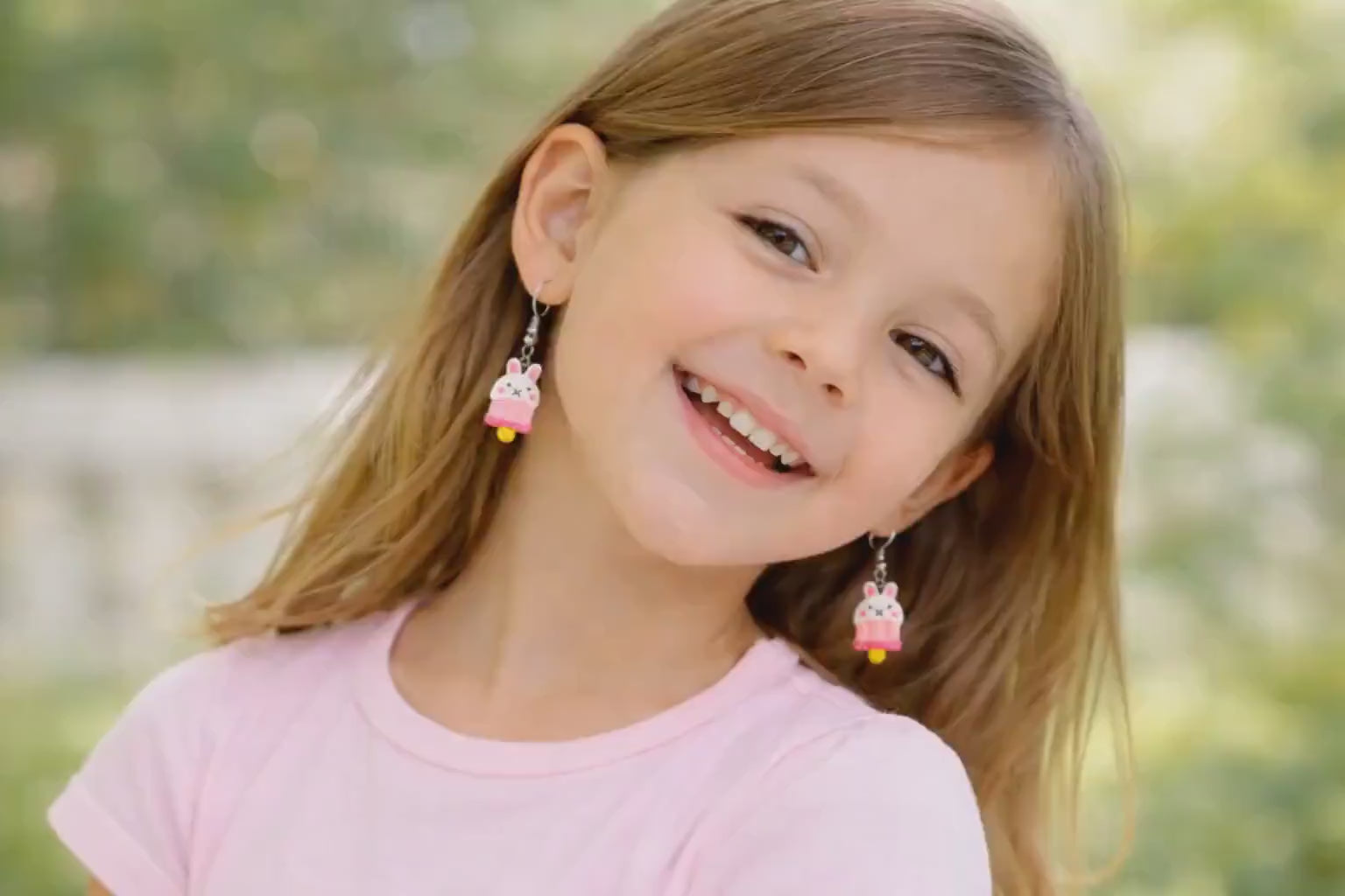 Boucles d oreilles lapin kawaii enfant acier inoxydable bijoux mignons Les Petits Maroo